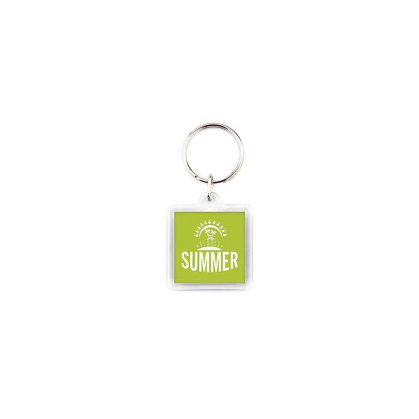 CR-32 Keyring CR-32 square with 2 sides, acrylic