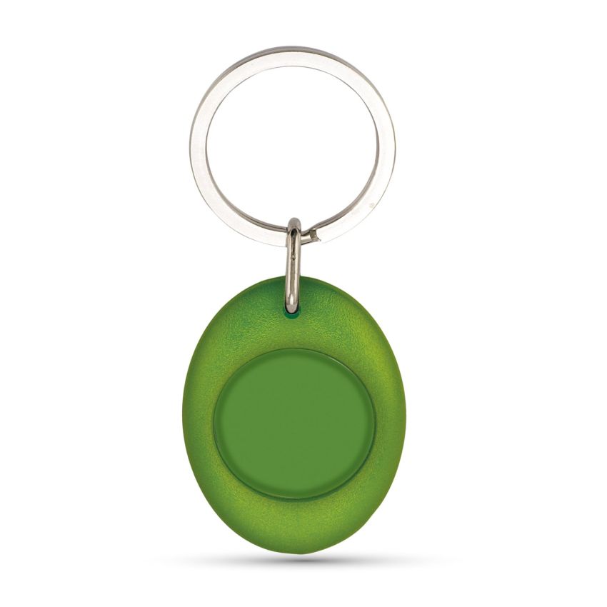 CR-Z Keyring Car CR-Z oval token €1.00 for trolley, plastic