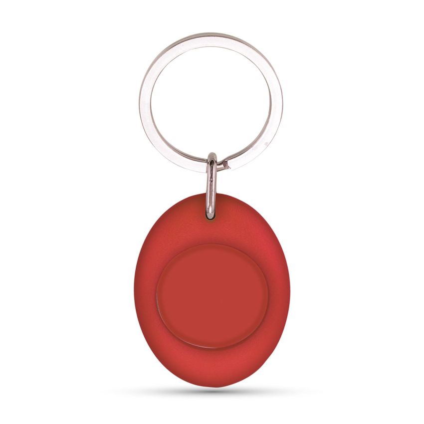 CR-Z Keyring Car CR-Z oval token €1.00 for trolley, plastic