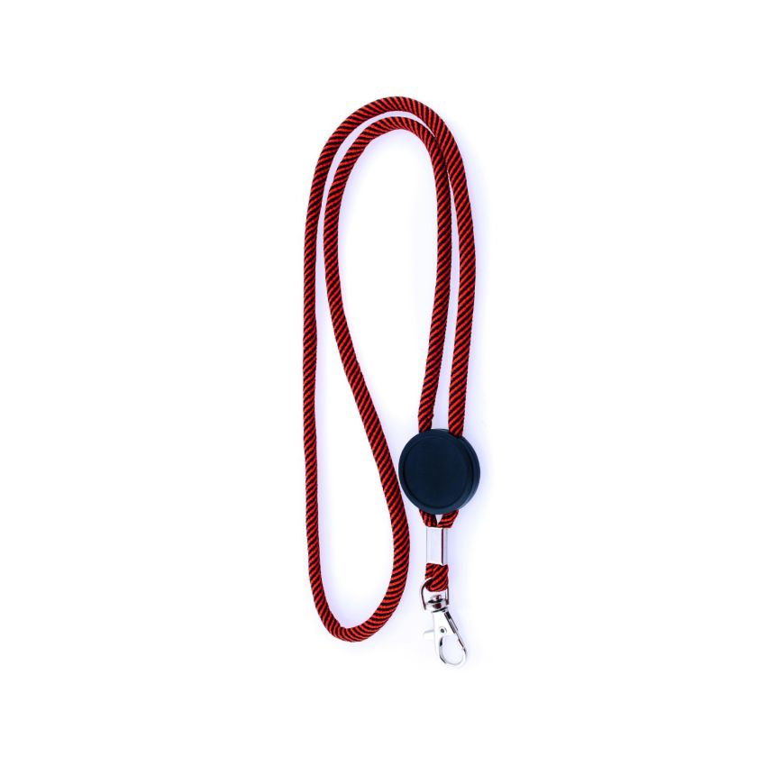 Treel Polyester Lanyard with Adjustment and Carabiner