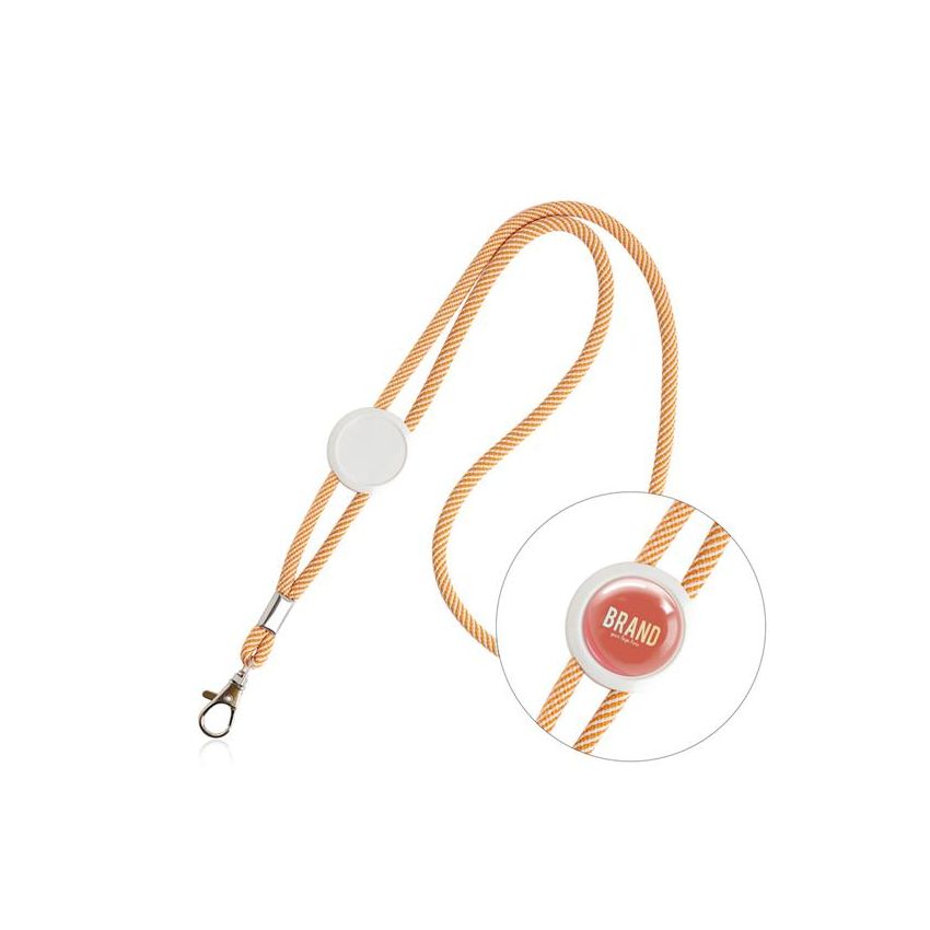 Metrip Polyester Lanyard with Adjustable Slider and Carabiner