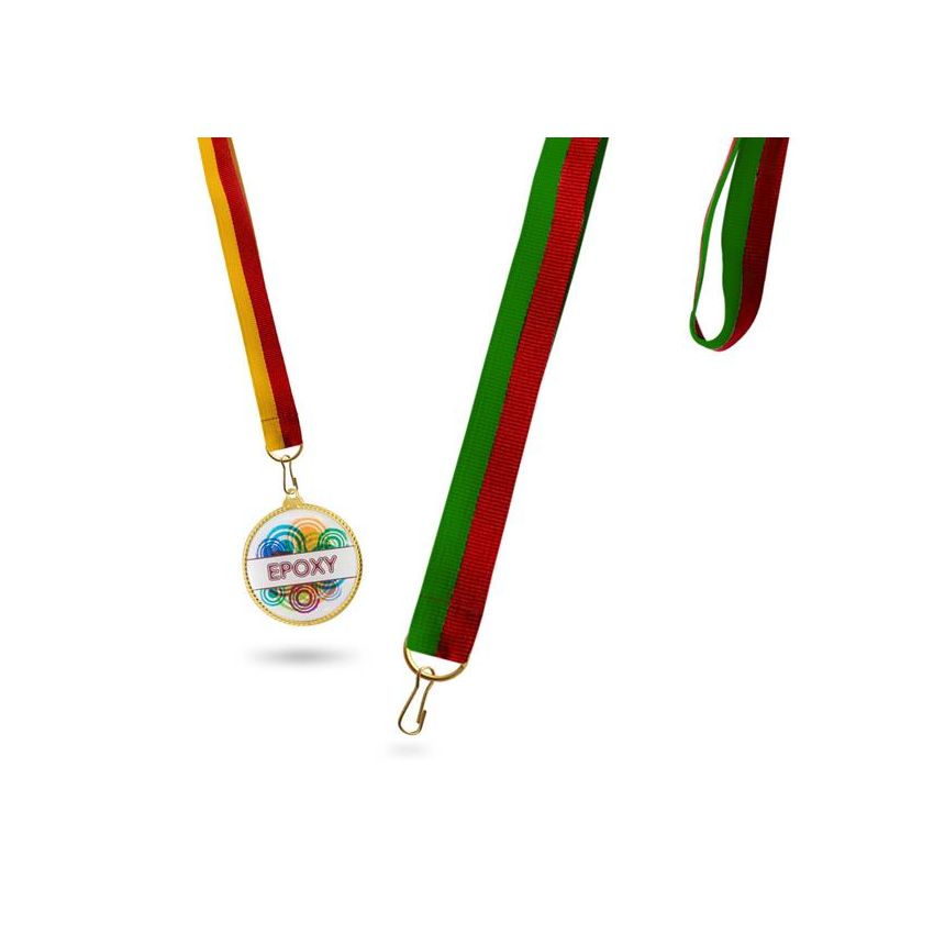 Medly Bicolour Ribbon for Medals in Terylene