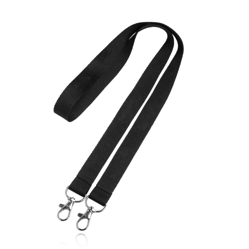Double Lany Lanyard in polyester with two carabiners