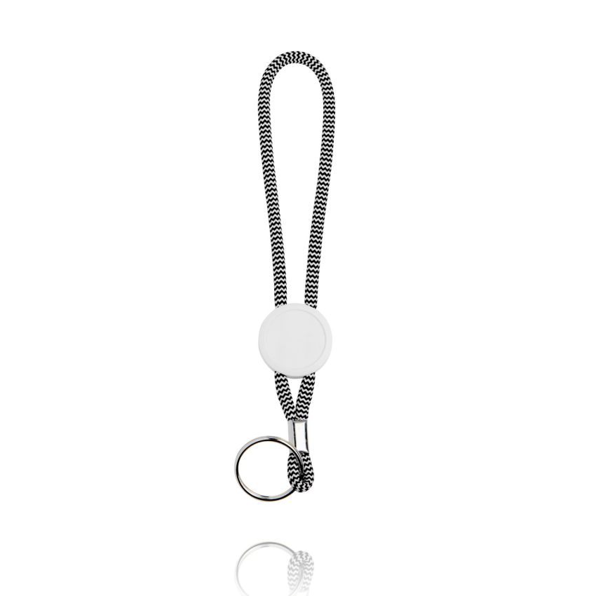 Tobby Tubular Keychain with Adjuster and Ring