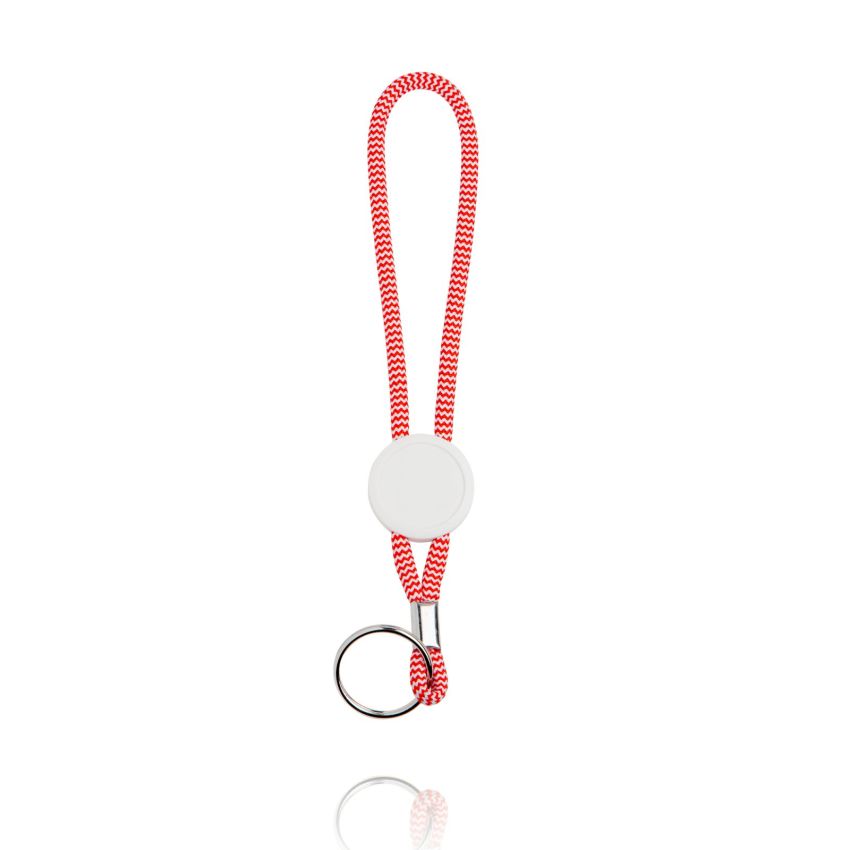 Tobby Tubular Keychain with Adjuster and Ring