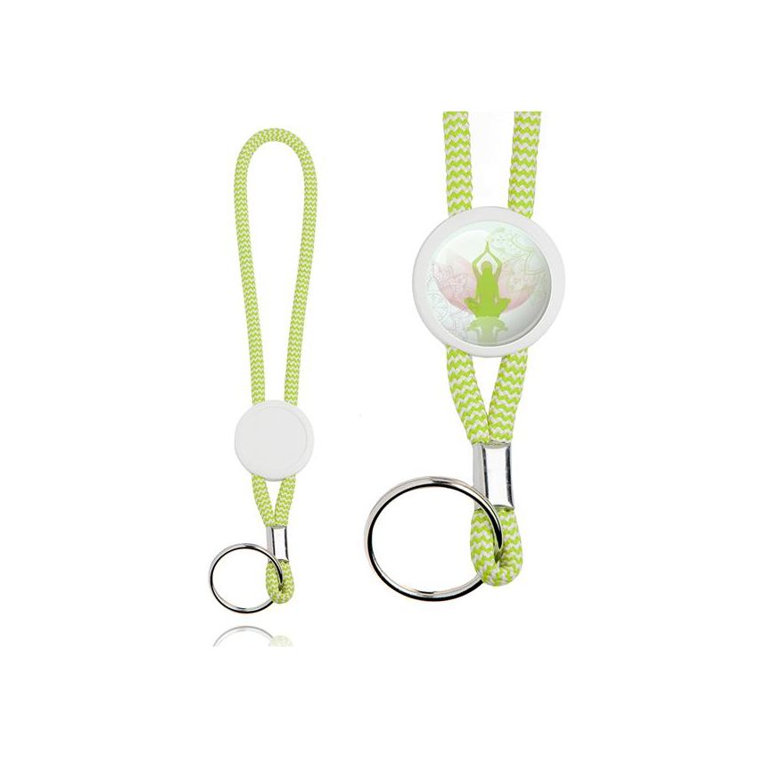 Tobby Tubular Keychain with Adjuster and Ring