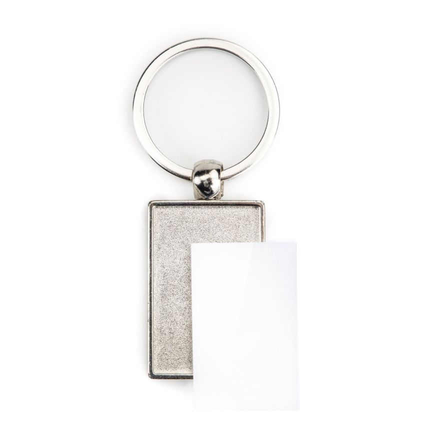 SM-40D Keyring SM-40D rectangular with 2 sides, metal
