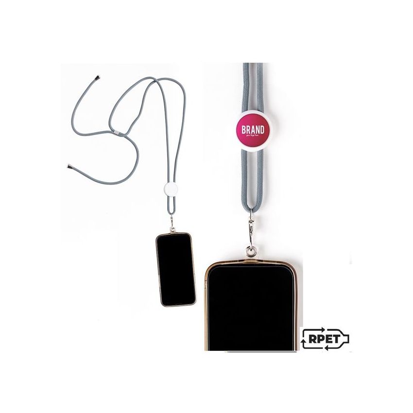 Daily Lanyard mobile phone holder in RPET