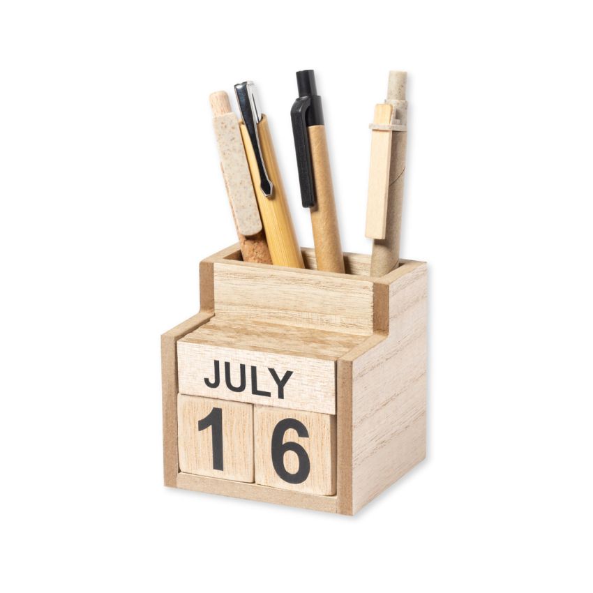 Laorek Perpetual Calendar Pencil Holder