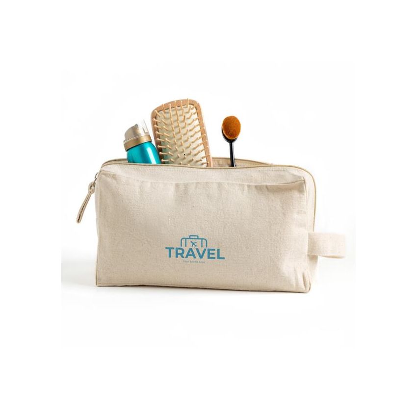 Dual Necessaire in canvas with double compartment
