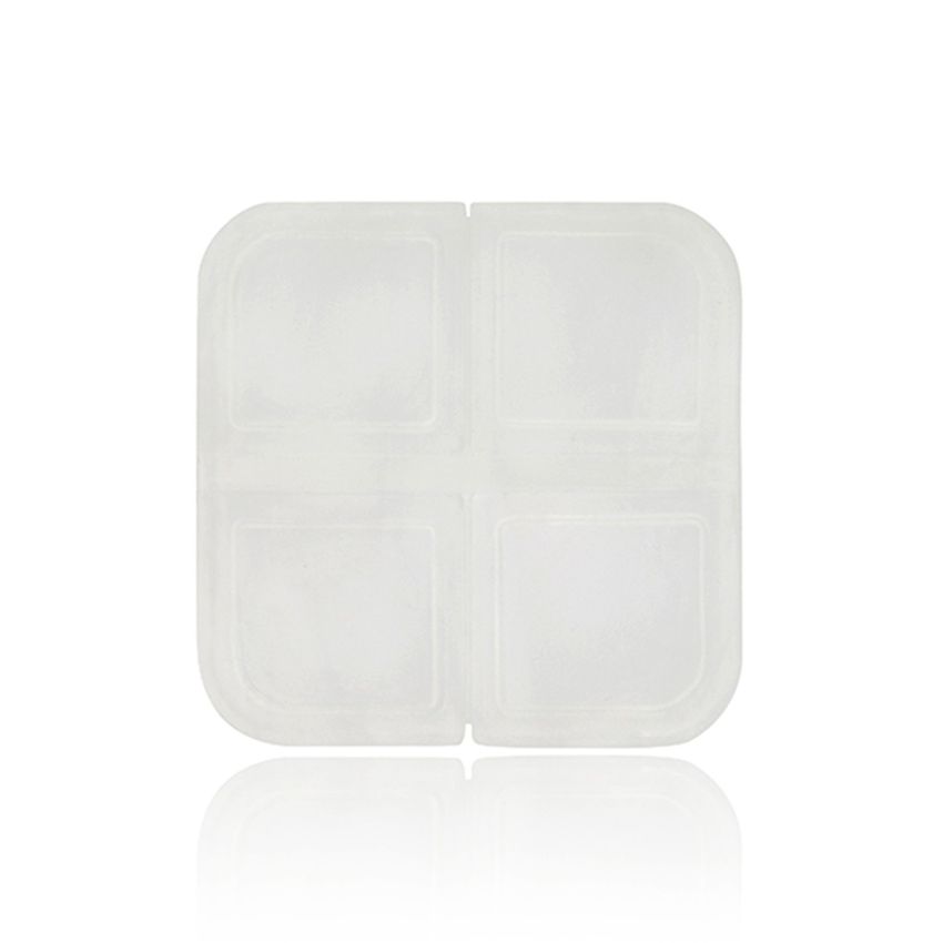 Labox Square Pill Box, 4 Compartments