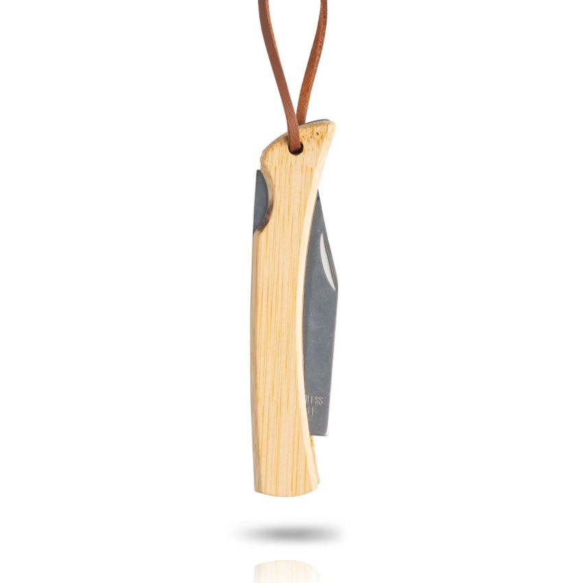 Bamblade Bamboo and Stainless Steel Pocket Knife