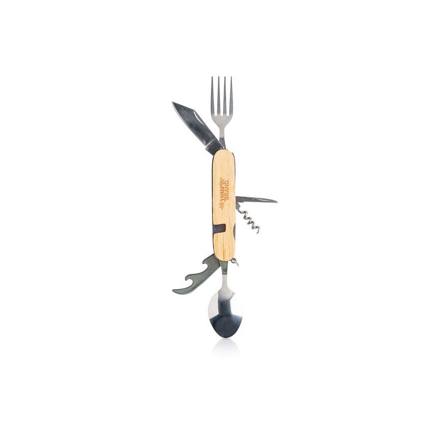 Cutleroo Foldable Bamboo Cutlery Set
