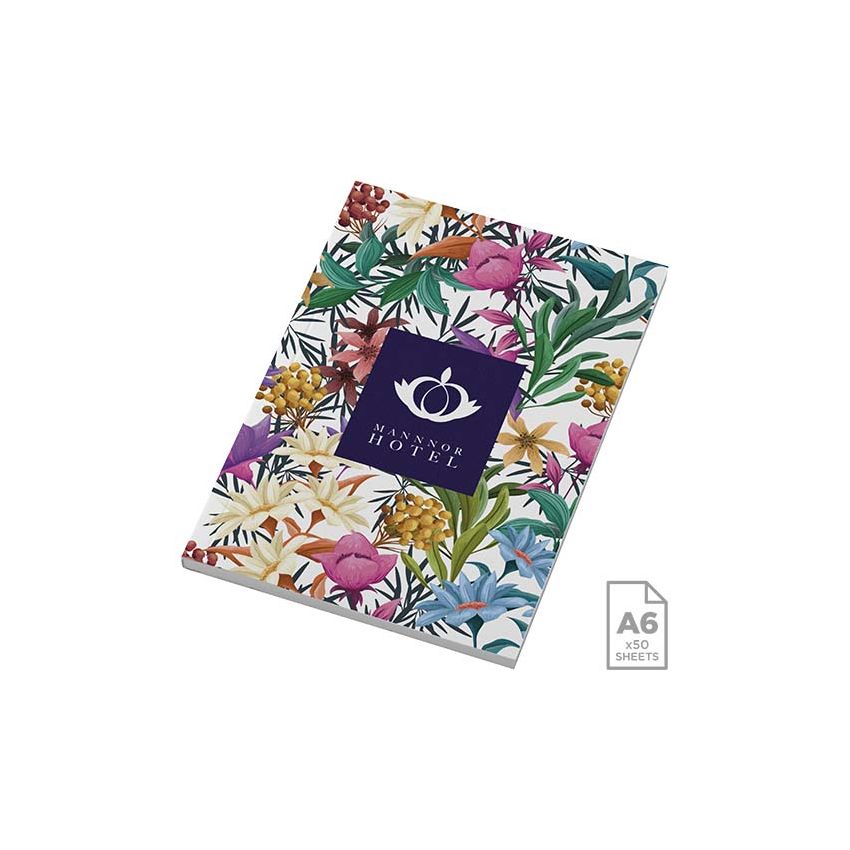 A6 Soft Cover Notebook - 50 Sheets 