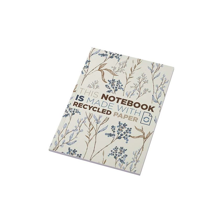 Recycled softcover A5 notepad - 50 sheets 
