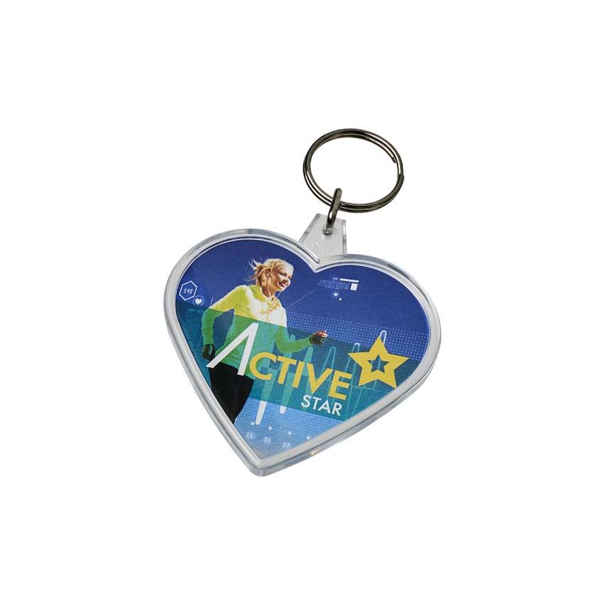 Heart-shaped keyring 
