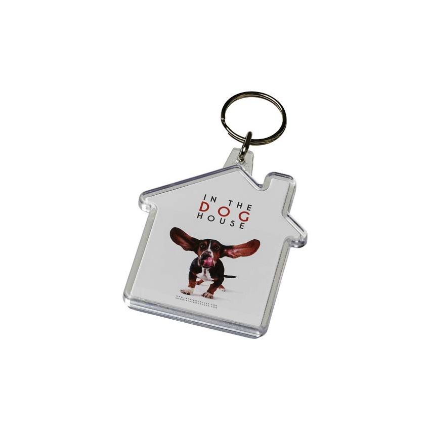 House-shaped keyring 