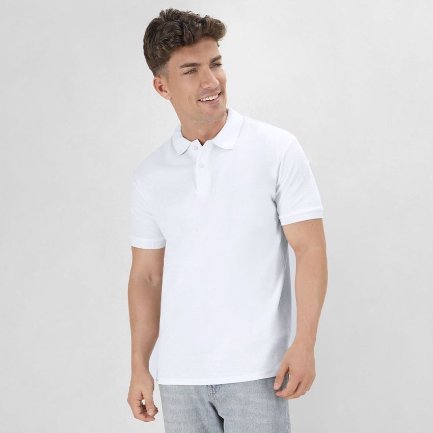 White Adult Polo Koupan