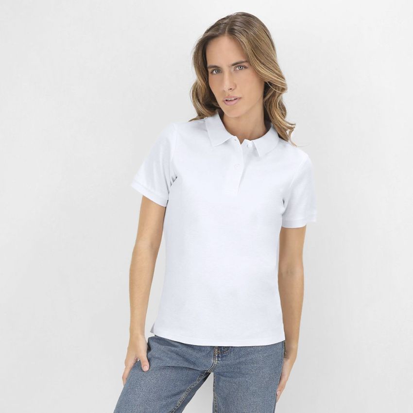 Women's White Polo Koupan