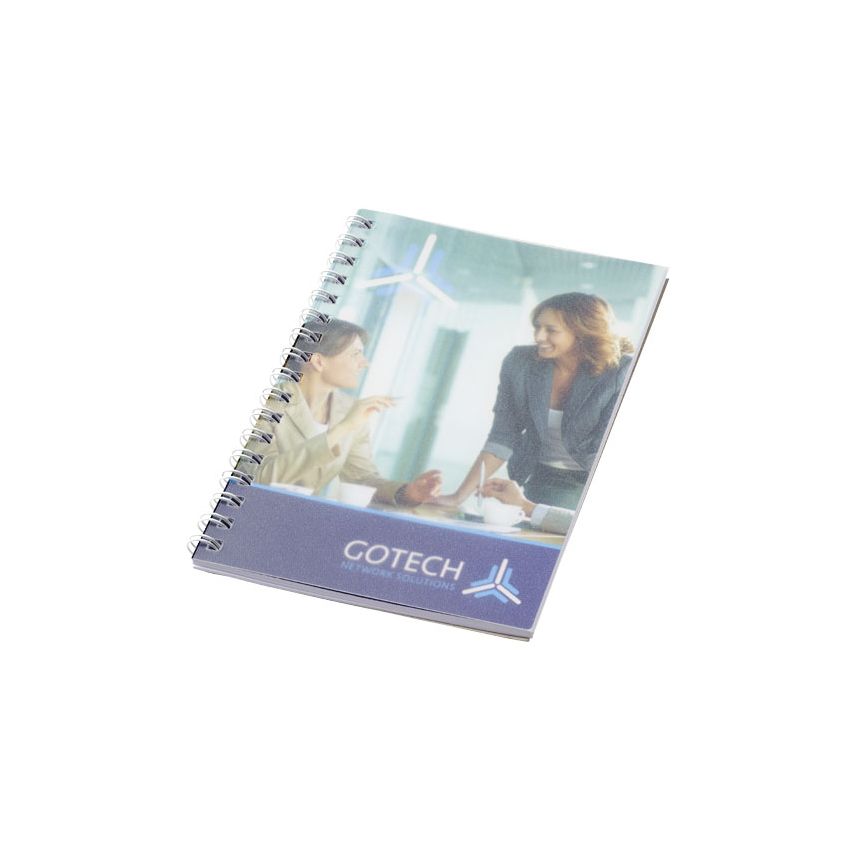 A6 wirebound notebook with PP cover Desk-Mate®