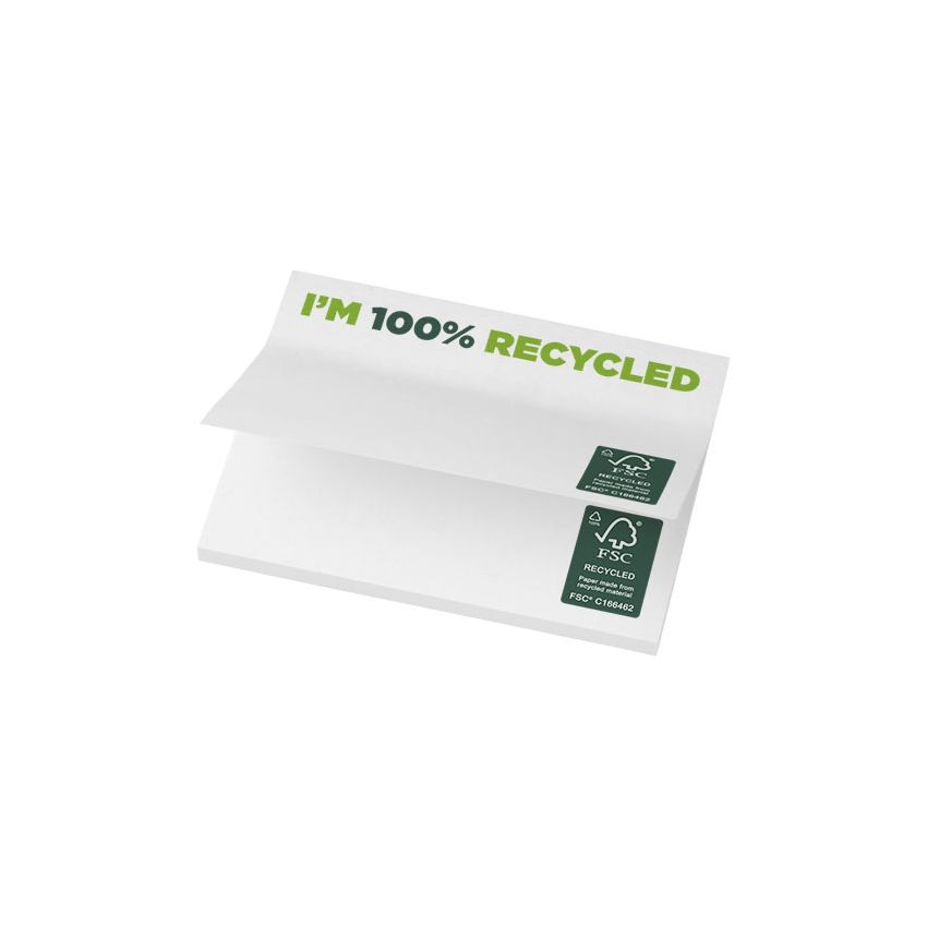 Recycled sticky notes 100 x 75 mm 