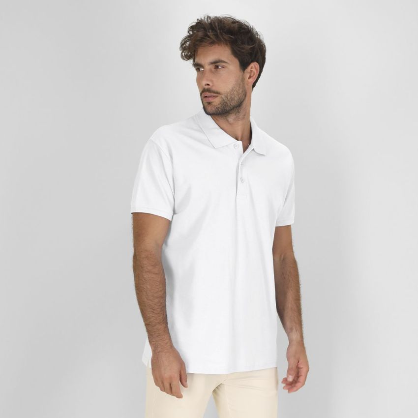White Chaplin Adult Polo