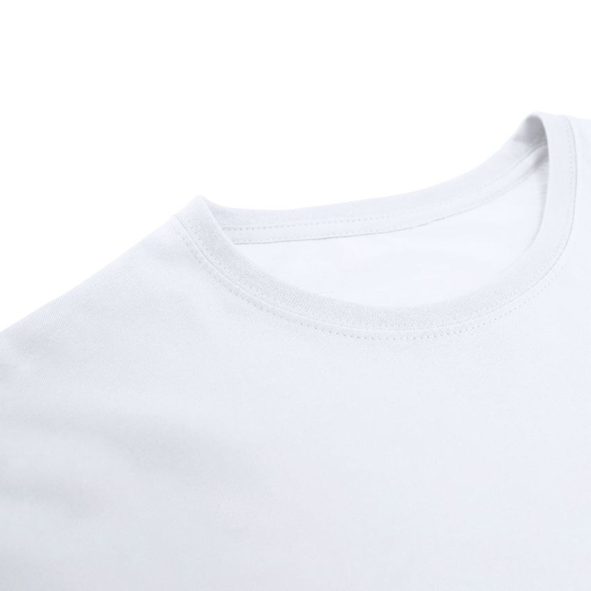 White Adult T-Shirt Perkins