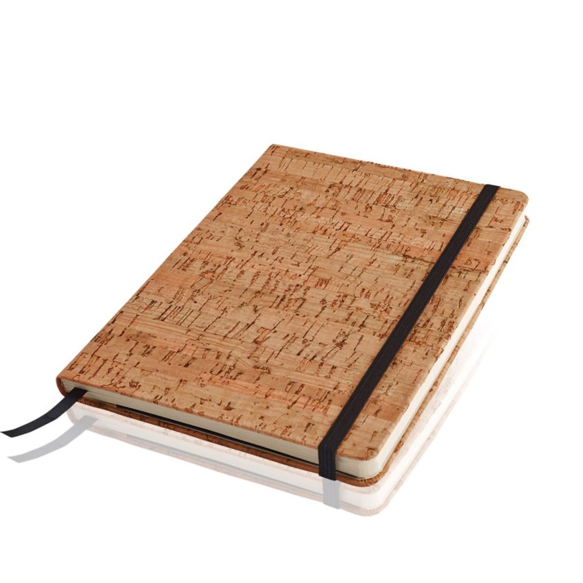 Corknote A5 Notepad, with cork cover and pocket