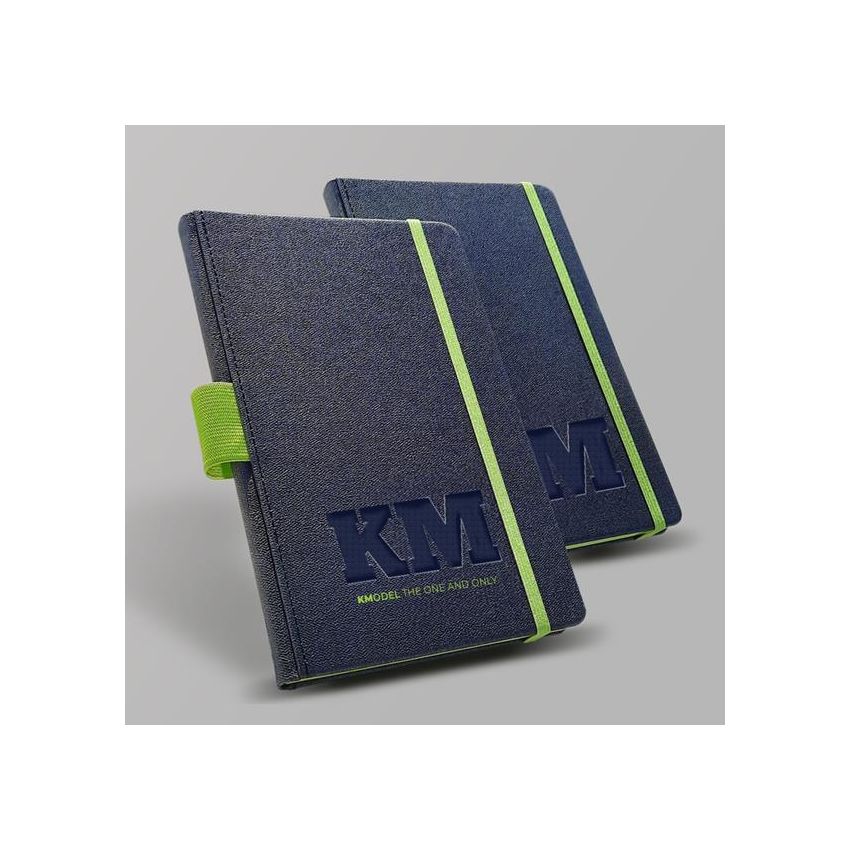 Exnote A5 Notebook with PU Cover and Pen Holder