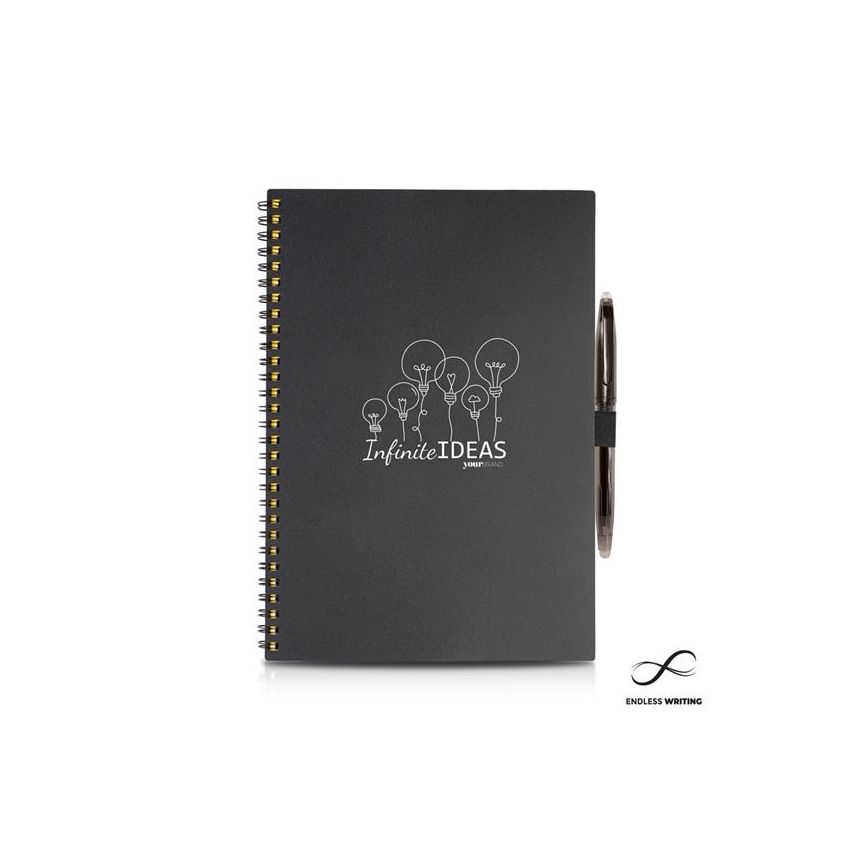 Infiwords Infinite Block A5 with Ballpoint Pen and Cleaning Cloth