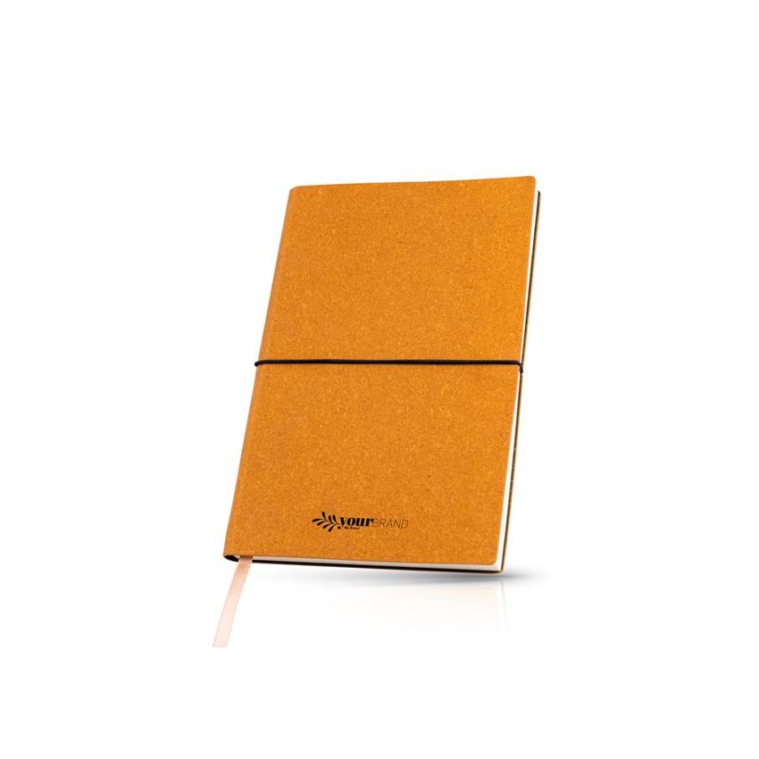 Dubai Book A5 Notepad with Recycled Leather Cover
