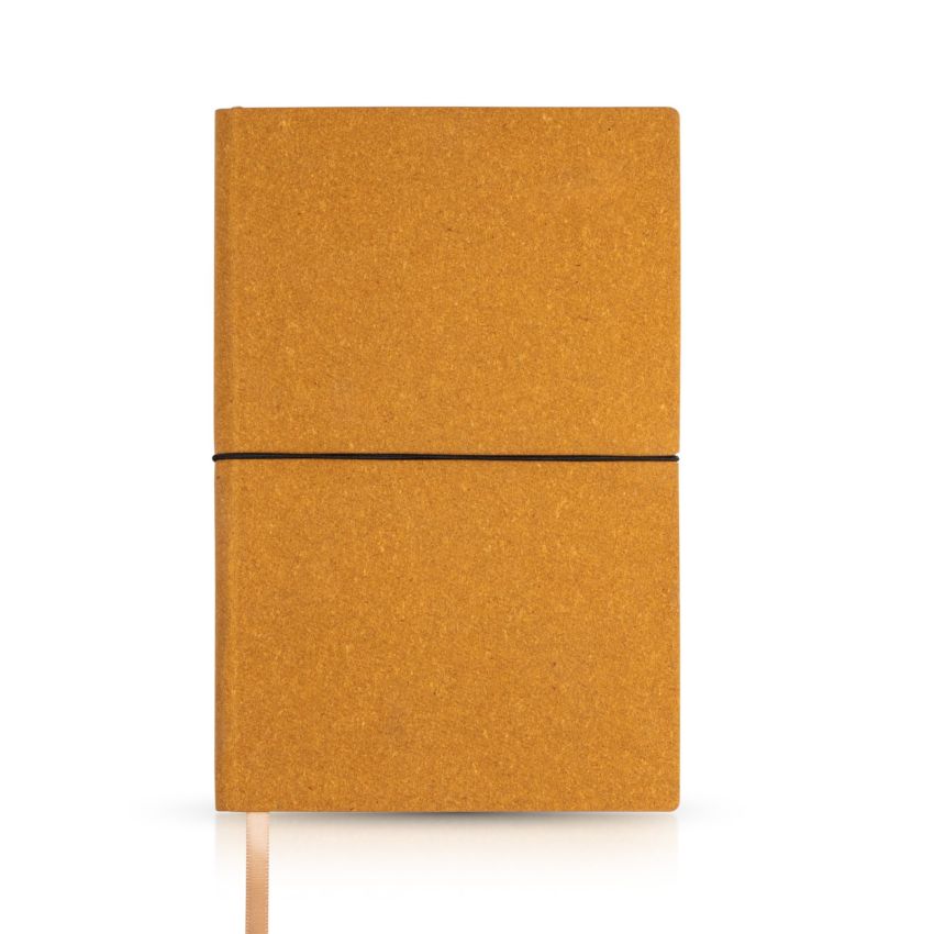 Dubai Book A5 Notepad with Recycled Leather Cover