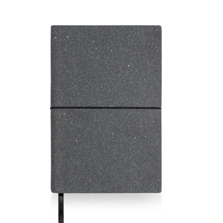 Dubai Book A5 Notepad with Recycled Leather Cover