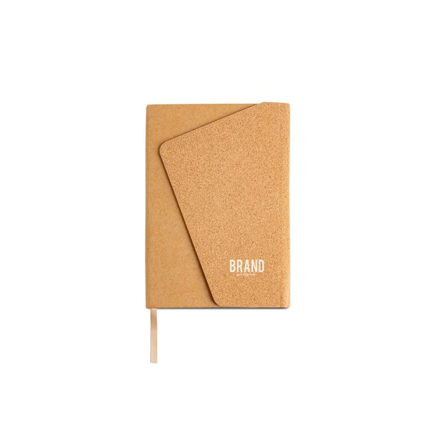 Abacork A5 Notepad with Craft and Cork Cover with Magnetic Closure