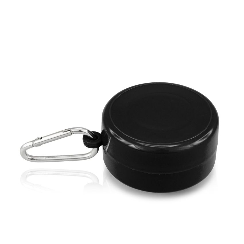 Foldcup Retractable Cup 200 ml, with Carabiner and Tablet Compartment