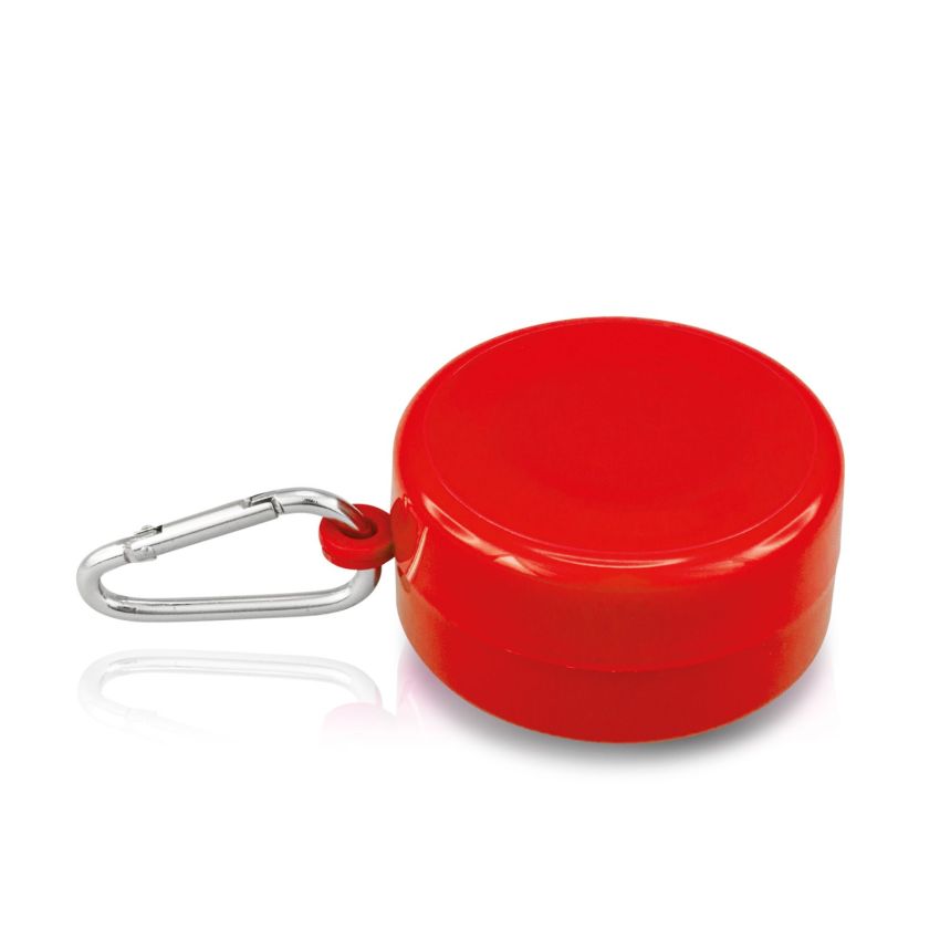 Foldcup Retractable Cup 200 ml, with Carabiner and Tablet Compartment