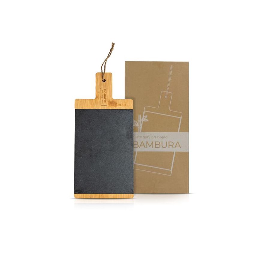 Bambura Bamboo and Slate Board