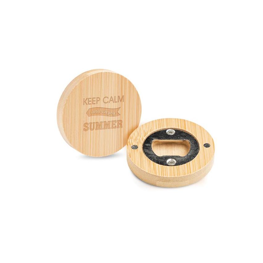 B-capsule Bamboo and Stainless Steel Capsule Opener with Magnet