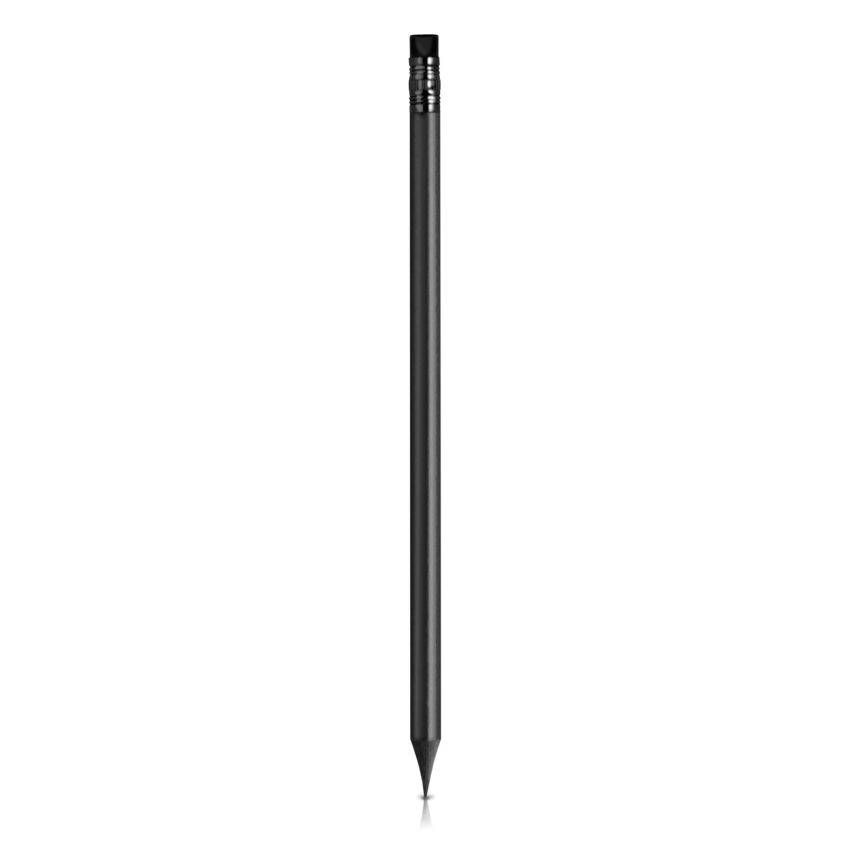 Charcoal pencil, black, with eraser