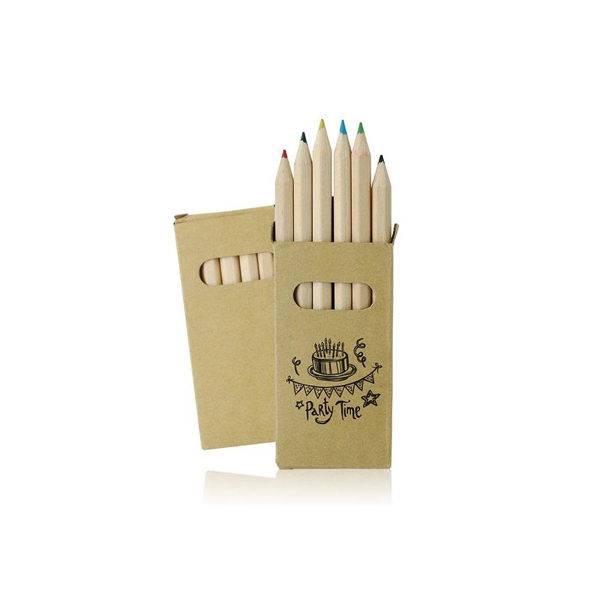 Funnyset Set of 6 coloured pencils