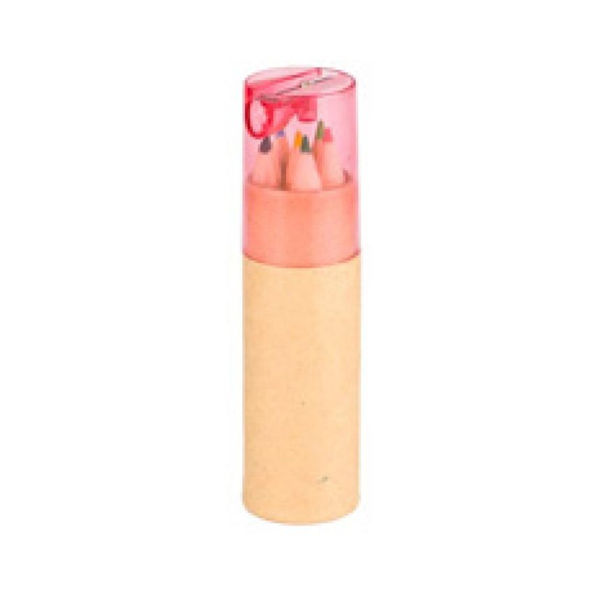 Lory Set of 6 coloured pencils with sharpener