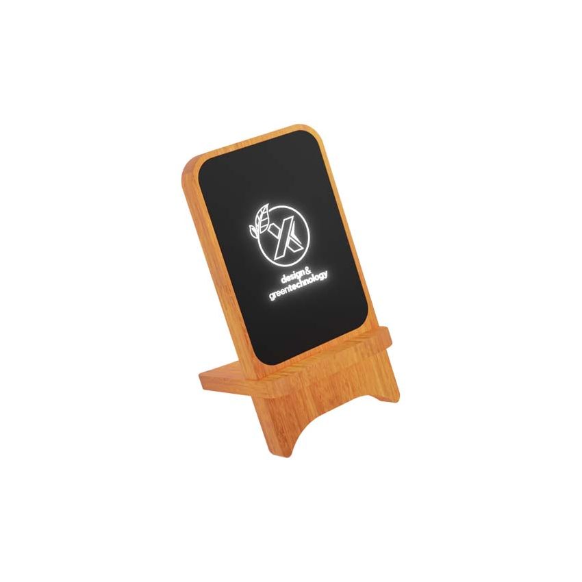 15W luminous wireless wooden stand 
