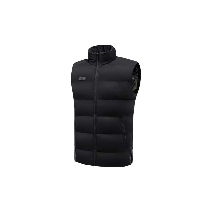Body warming vest with power bank 