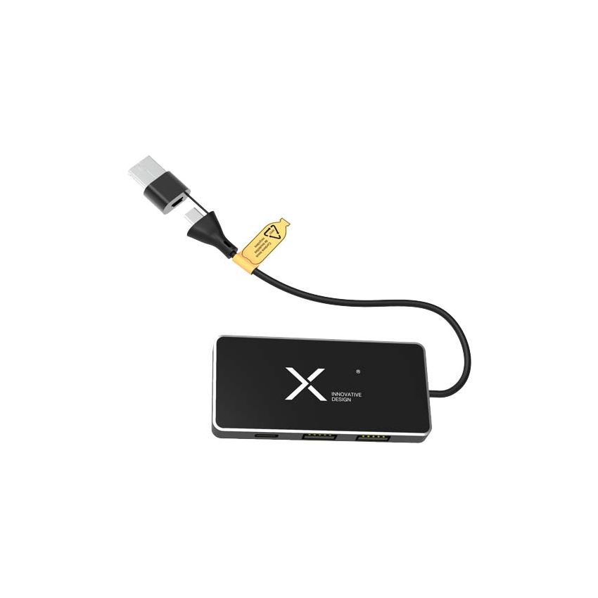 8-in-1 USB Hub with Dual Input and 6 Ports 
