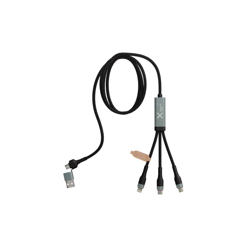 100W 5-in-1 Ultra-Fast Charging Cable RPET 