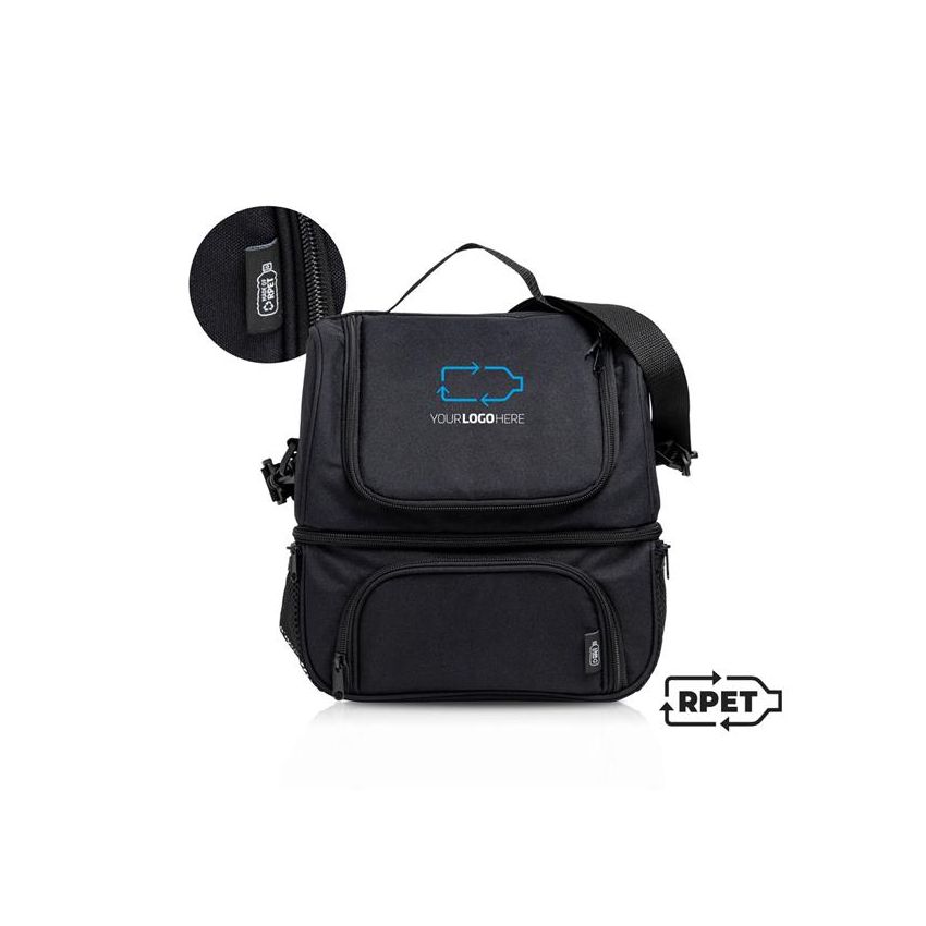 Ecolunch Thermal Bag in RPET with Two Compartments
