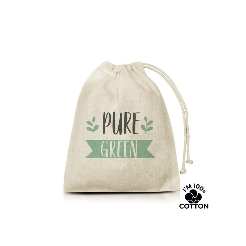 Cottoncord Large Bag with tie, 100% cotton