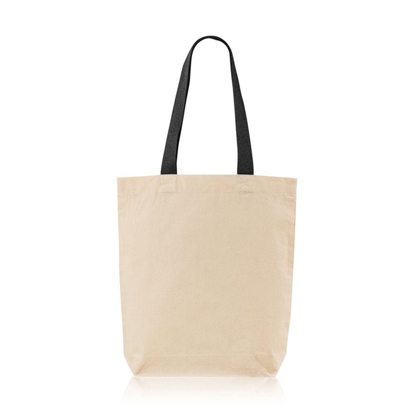 Chicotton Long Handle Tote Bag 100% Cotton 180gsm
