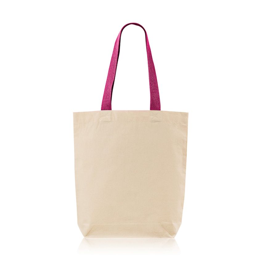 Chicotton Long Handle Tote Bag 100% Cotton 180gsm