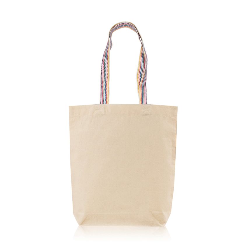 Chicotton Long Handle Tote Bag 100% Cotton 180gsm